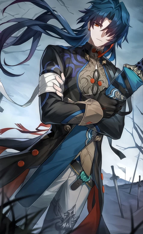 刃·冷峻持刀 国风暗黑《崩坏：星穹铁道》游戏壁纸（高人气）