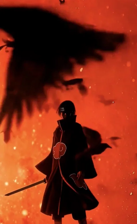 赤焰穹苍下的暗部之影：宇智波鼬与鸦群