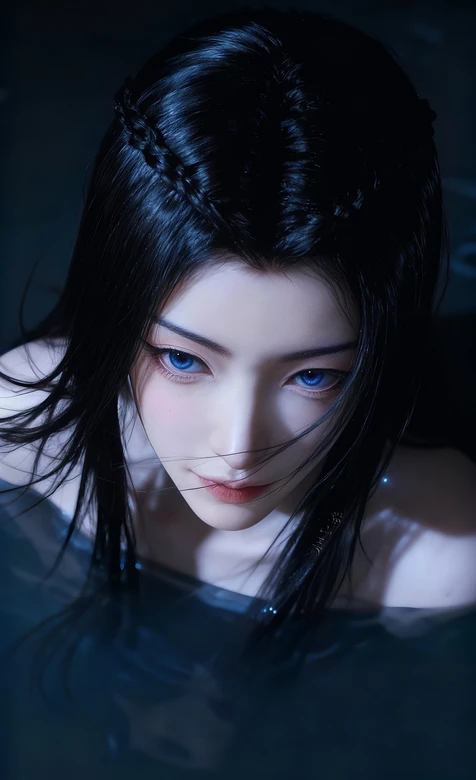 国漫凡人修仙传人物元瑶黑发编发·水中清冷国风 高人气古风手机壁纸