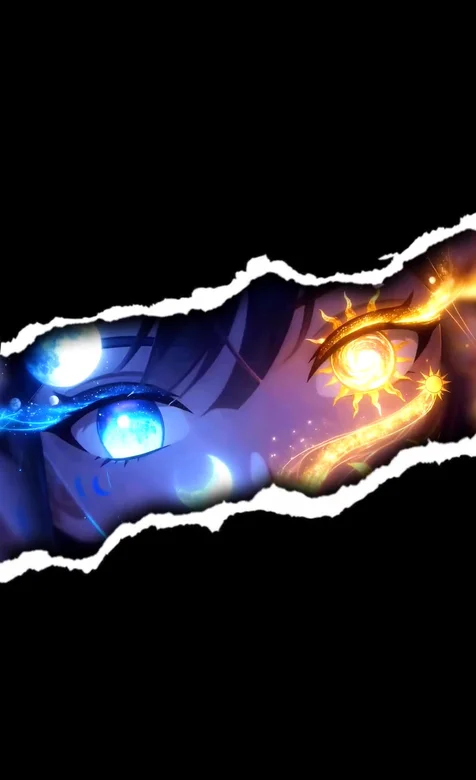 撕裂黑幕幻彩光影 暗黑科技风动态手机壁纸 高热度