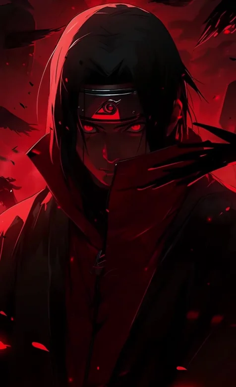 宇智波鼬·写轮眼赤红 暗黑火影动态壁纸