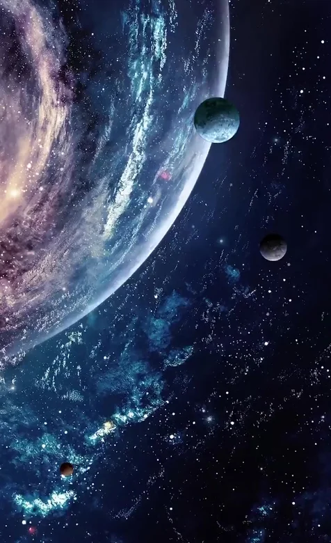 浩瀚宇宙行星星云·梦幻唯美动态手机壁纸（高热度）