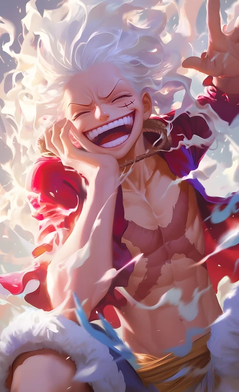 蒙奇·D·路飞（尼卡形态）动漫写实风 航海王热血壁纸