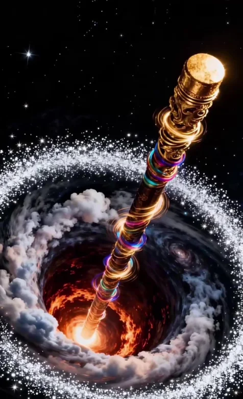 如意金箍棒·星空漩涡国风奇幻动态手机壁纸