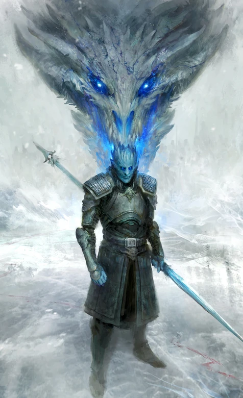 冰系战士·冰龙附身 暗黑奇幻游戏风冷峻魔幻壁纸