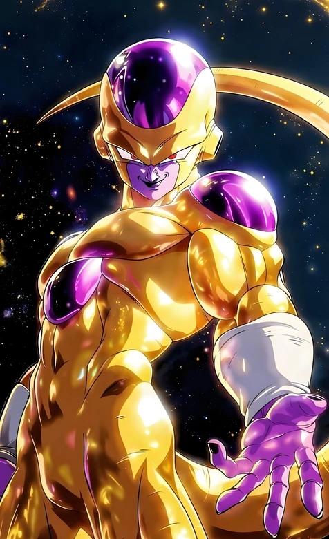 弗利萨·黄金形态 龙珠超动漫风星空热血手机壁纸