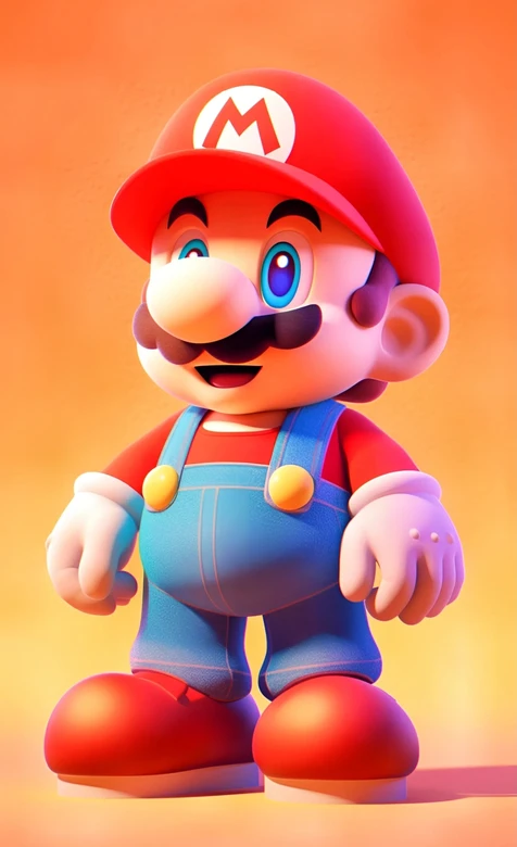 马里奥·3D卡通 超级马里奥超萌游戏角色壁纸