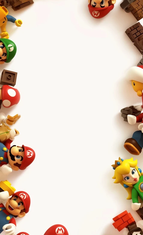 超级马里奥角色群·卡通拟真风·超级马里奥游戏 热门手机壁纸