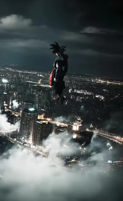 龙珠超：黑悟空（扎马斯）超级赛亚人桃红形态 燃系场景动态壁纸