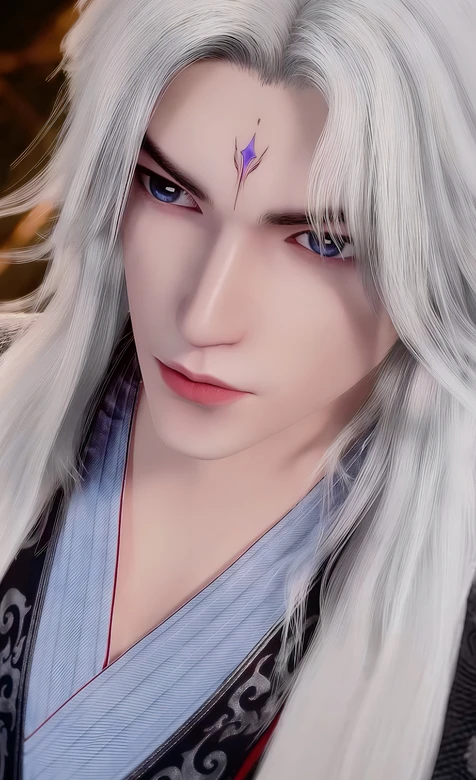 帅哥王林元婴装·国漫国风精致额饰 唯美古风手机壁纸