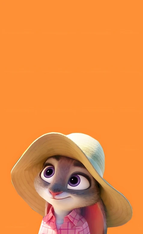 朱迪·霍普斯·童年风 动漫《疯狂动物城》萌系手机壁纸