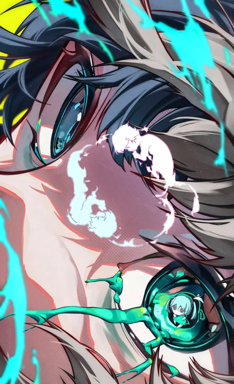 国漫人物·灵体电光环绕 热血动漫手机壁纸精选