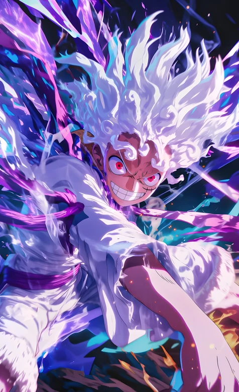 蒙奇·D·路飞·尼卡形态 二次元热血风 海贼王动漫高燃壁纸