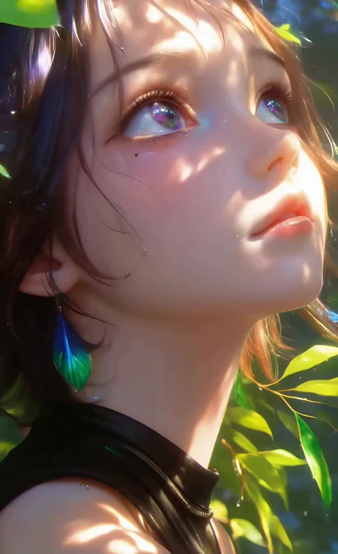 精灵风少女·梦幻光影 唯美奇幻动态手机壁纸