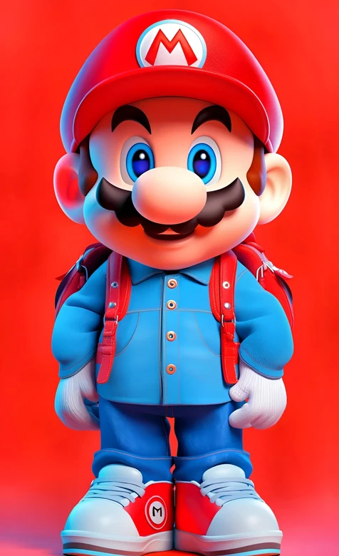 马里奥·3D写实风（超级马里奥角色）热门手机壁纸