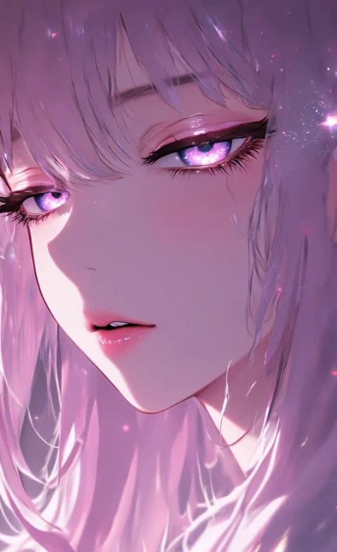 粉发星眸少女·唯美梦幻风 动态手机壁纸精选