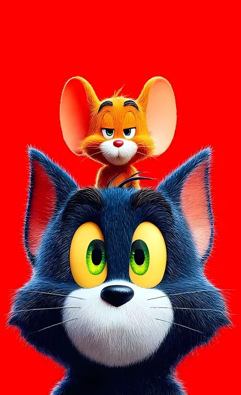 汤姆&杰瑞·3D写实风《猫和老鼠》经典搭档 高人气动画壁纸