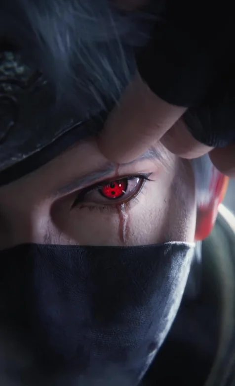 火影忍者旗木卡卡西·暗黑写实风（手部互动）动态手机壁纸热款