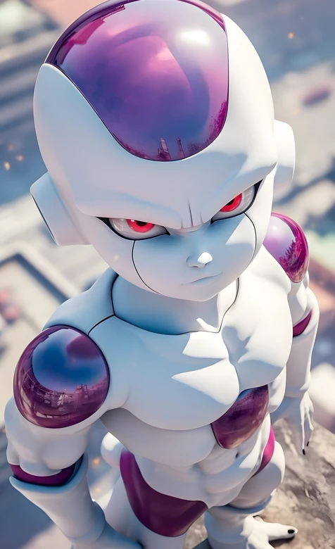 弗利萨·红瞳机甲风 3D写实龙珠动漫壁纸（高质感）