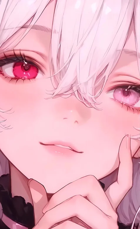 白发异色瞳动漫少女·唯美二次元动态手机壁纸