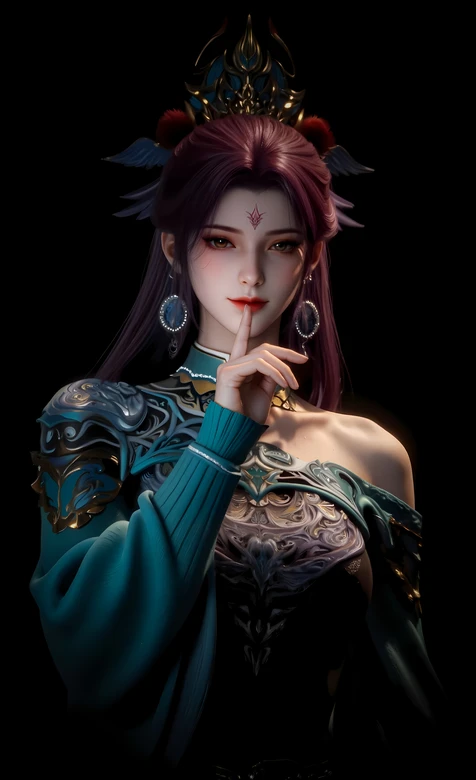 国风仙侠`天魔圣女-残老村婆婆·紫发华甲女角色 高质感游戏壁纸 仙侠风手机壁纸