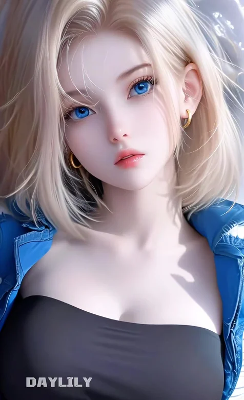 人造人18号·金发蓝眼 写实唯美风 龙珠动漫动态手机壁纸