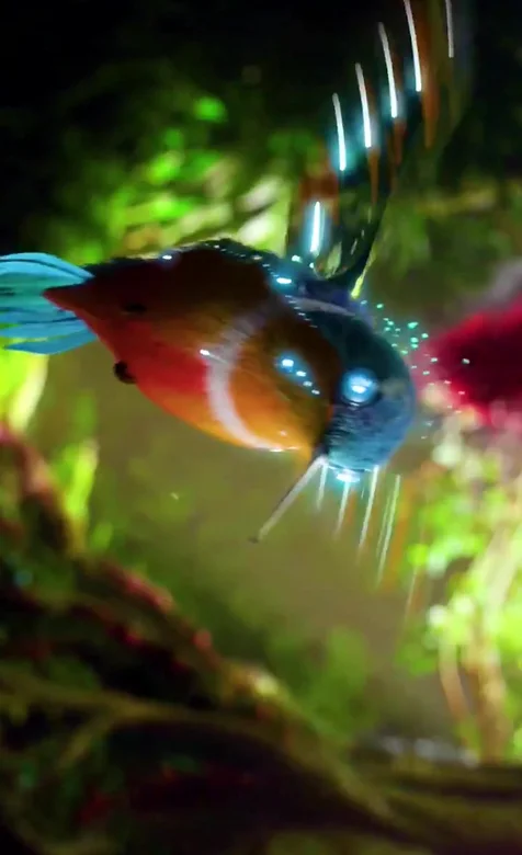 奇幻森林秘境·蜂鸟飞行·唯美梦幻风 童话植物景观动态手机壁纸