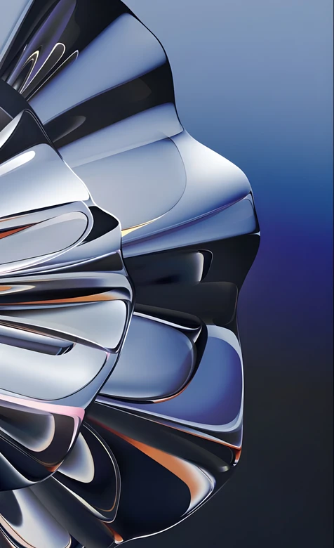 金属流体抽象艺术·科技未来风 热门手机壁纸