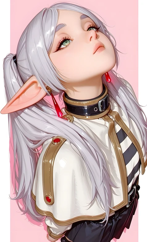 银发精灵耳少女·二次元唯美风 原创二次元手机壁纸