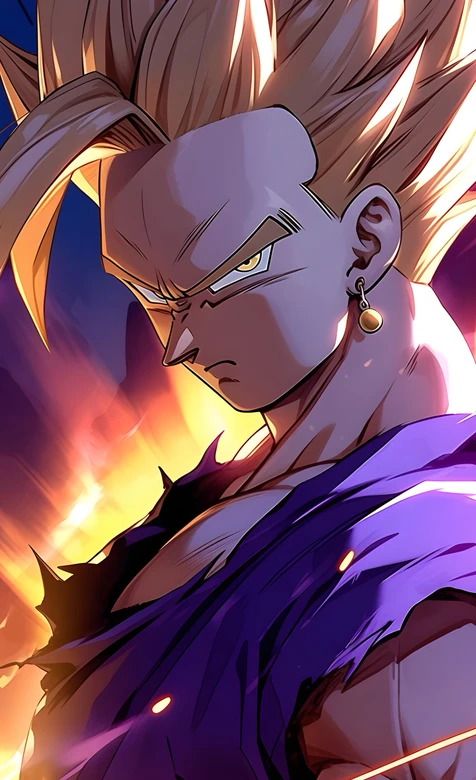 贝吉特·超级赛亚人 热血动漫风《龙珠》高燃壁纸