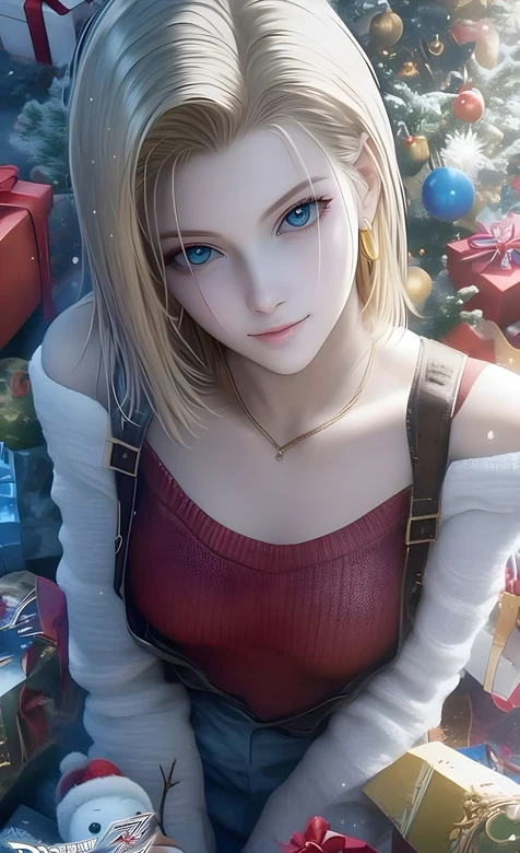 人造人18号·圣诞场景 写实唯美风 龙珠Z 圣诞壁纸精选