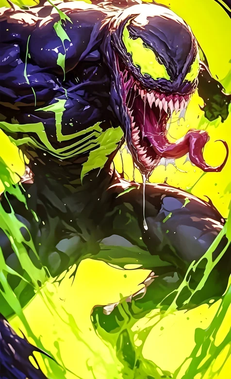 毒液·荧光共生体 暗黑炫酷漫威动漫风 高人气个性壁纸