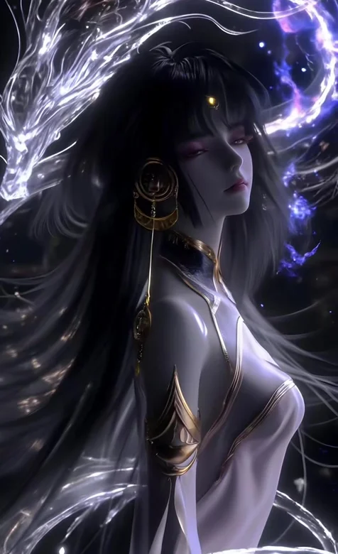 古风神秘御姐·流光龙影伴身 暗黑唯美国漫动态壁纸