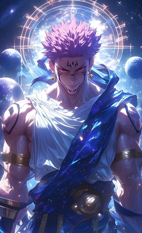 两面宿傩·星空神格化 科幻奇幻风《咒术回战》壁纸