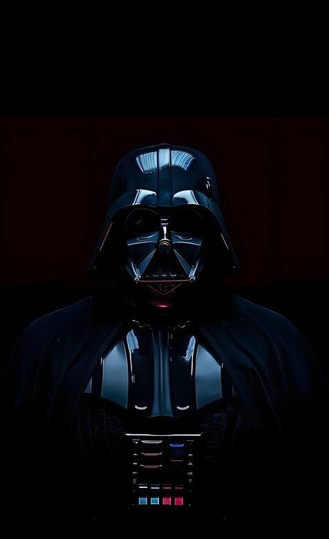 达斯·维达·头盔冷峻 暗黑风星球大战影视高质感壁纸