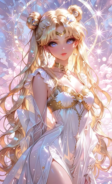 月野兔·华服星环 美少女战士梦幻风壁纸（梦幻美战壁纸）