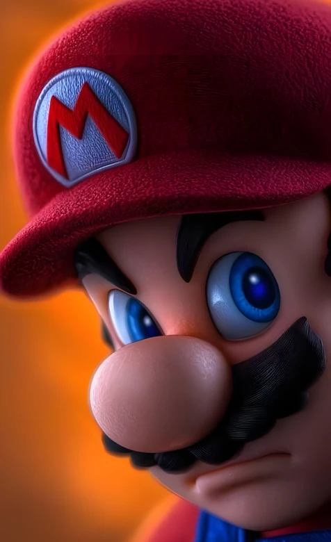 马里奥·写实3D风（游戏超级马里奥）手机壁纸高人气款