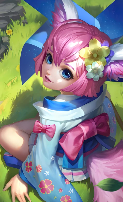 小狐狸·粉色狐耳 国漫游戏风 热门壁纸款