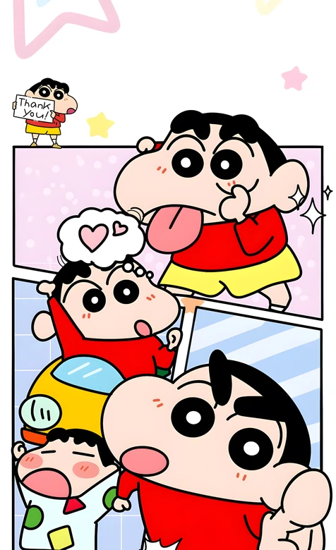 野原新之助·搞怪萌趣 蜡笔小新动漫卡通手机壁纸