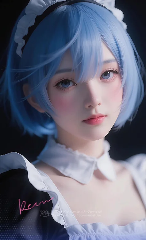 雷姆·女仆装写实cosplay 动态壁纸（Re:从零开始的异世界生活）