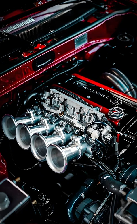 丰田改装发动机·机械写实风 汽车性能美学壁纸