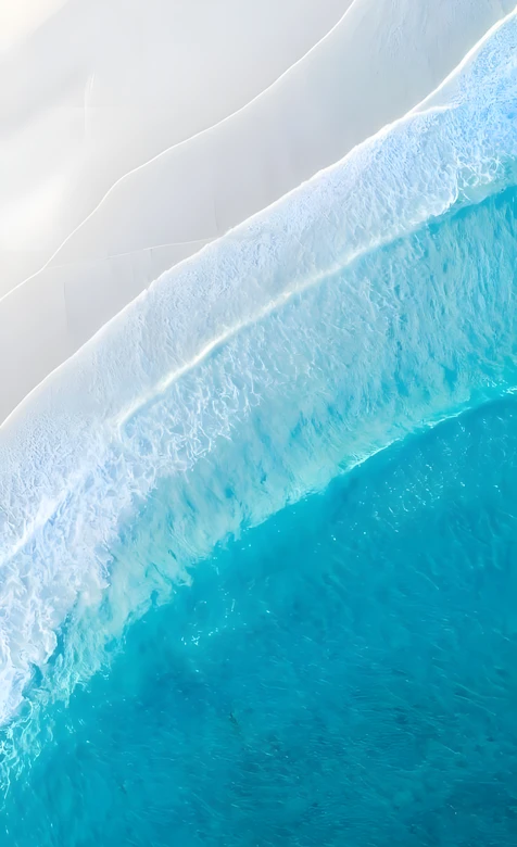 海滩海浪·唯美清新 热带海岸治愈风手机壁纸