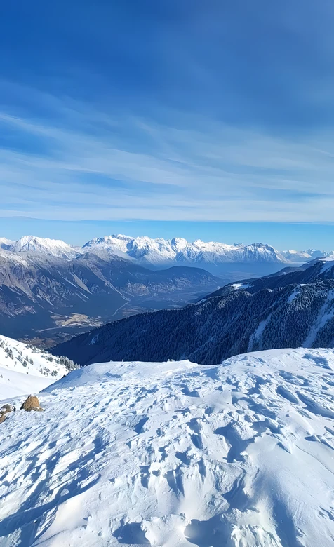 雪山群峰雪原秘境 唯美写实 绝美雪山风景手机壁纸