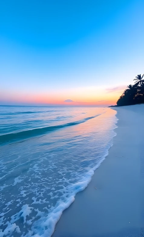 海滩日落·唯美治愈·椰林海景 高赞海滨风光壁纸