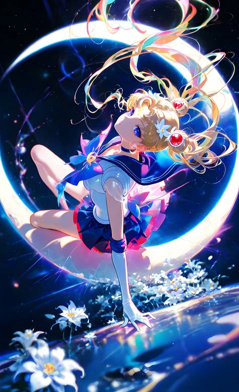 月野兔·双马尾炫光 美少女战士梦幻唯美壁纸（美少女战士手机壁纸）