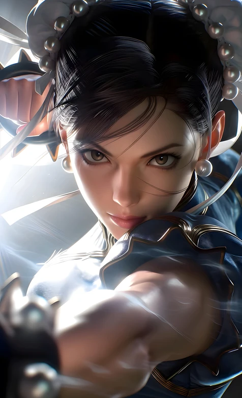 春丽·格斗出击 写实风《街头霸王》热血格斗壁纸热搜款