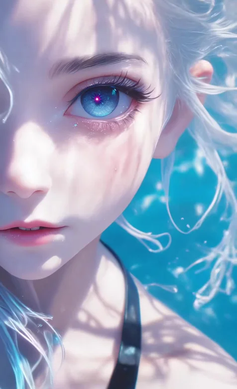 水下精灵风少女·唯美梦幻CG风 动态手机壁纸