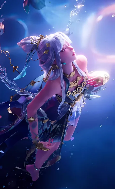 海月·水下流光 王者荣耀国风奇幻动态手机壁纸热选