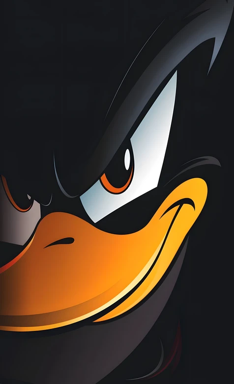 达菲鸭·暗黑风动漫《乐一通》角色高人气手机壁纸