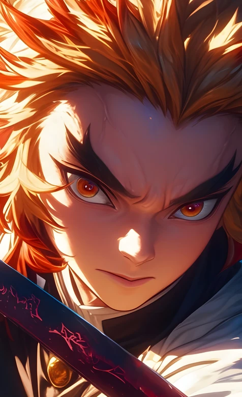 炼狱杏寿郎·炎柱威严 日漫热血《鬼灭之刃》壁纸